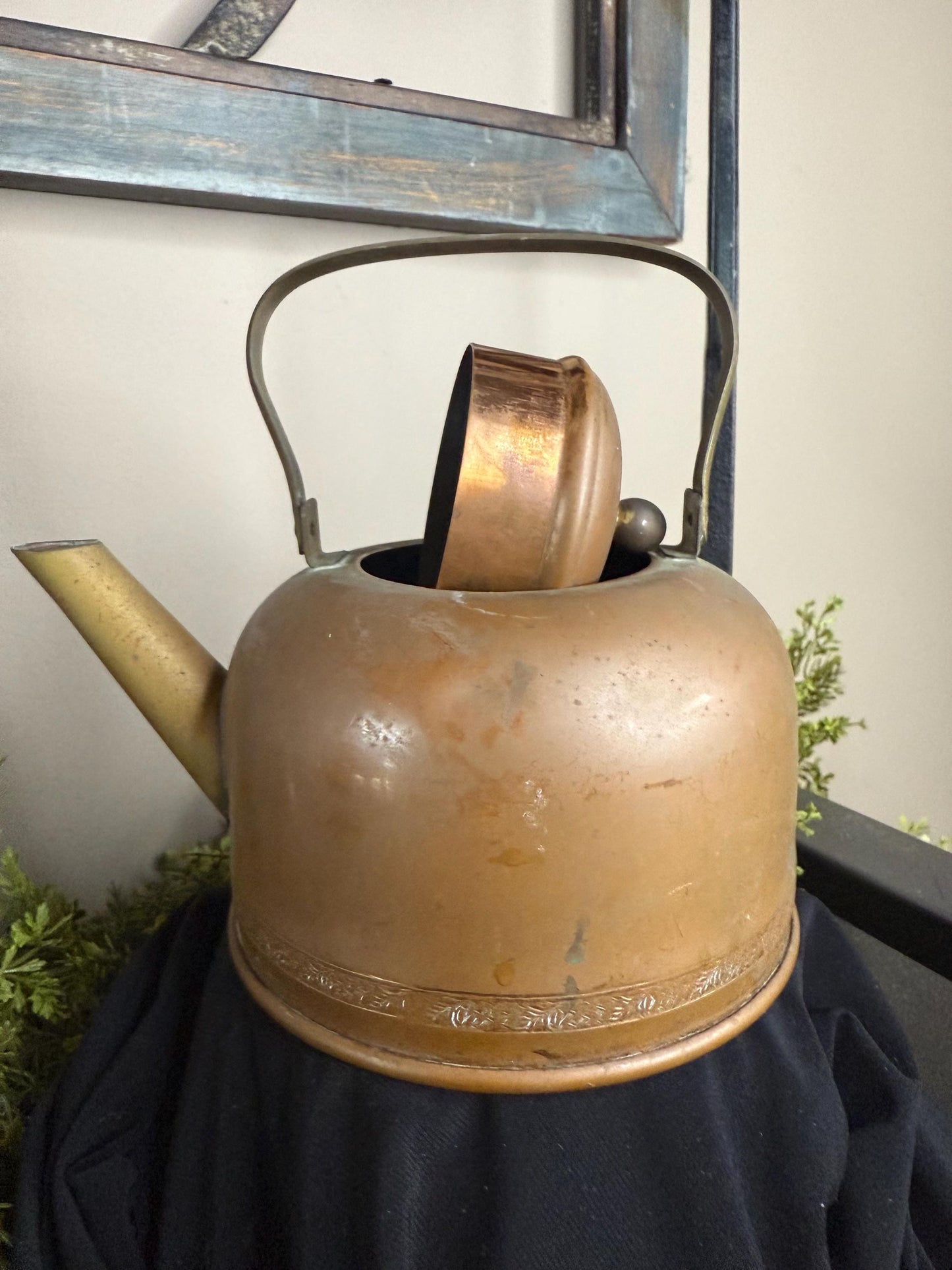 Vintage copper Teapot
