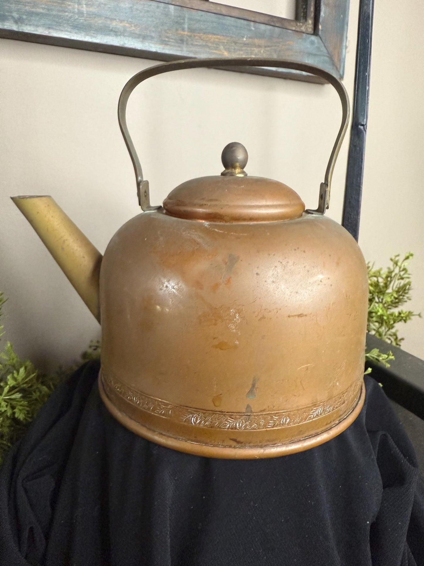 Vintage copper Teapot