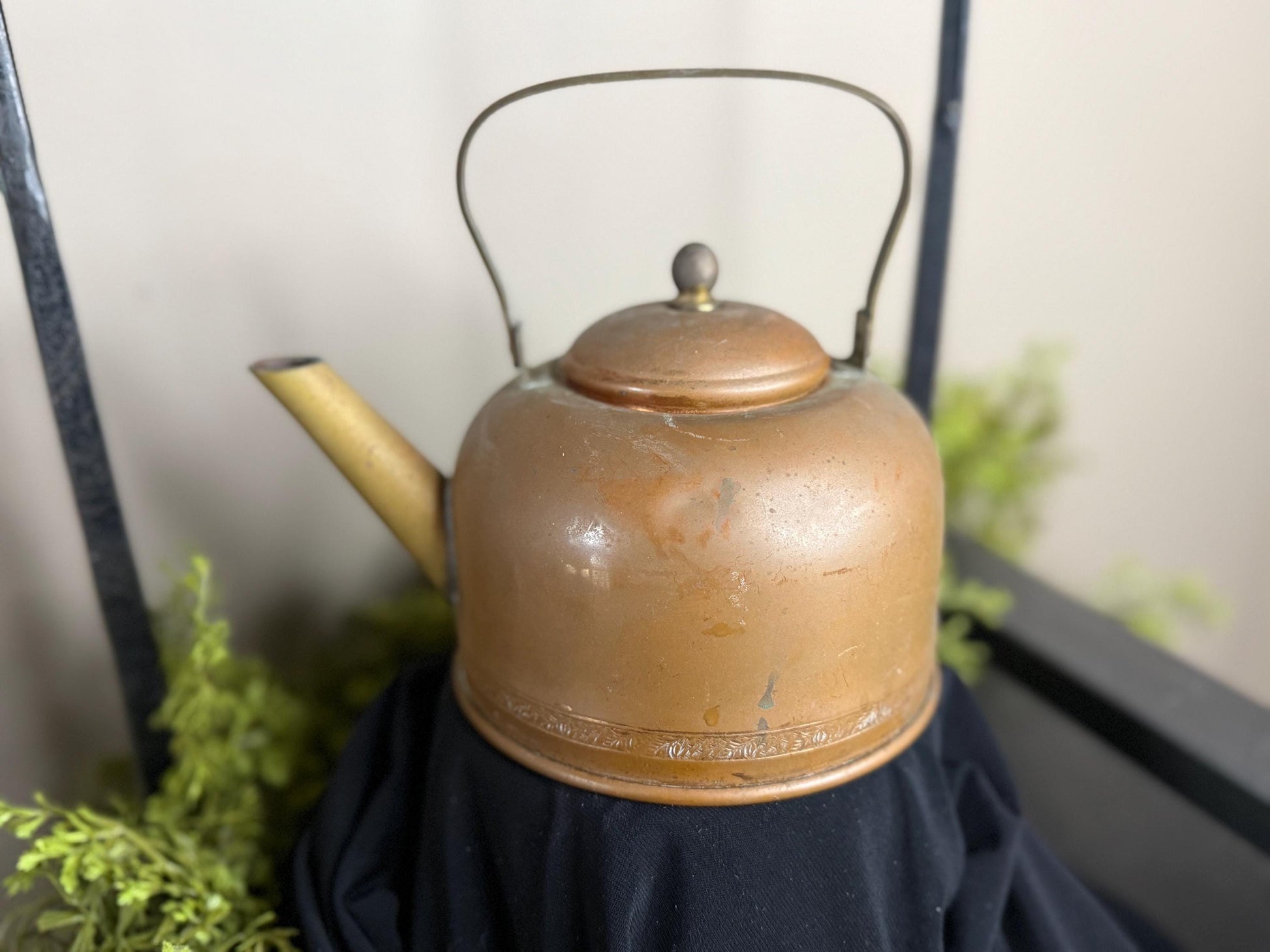 Vintage copper Teapot