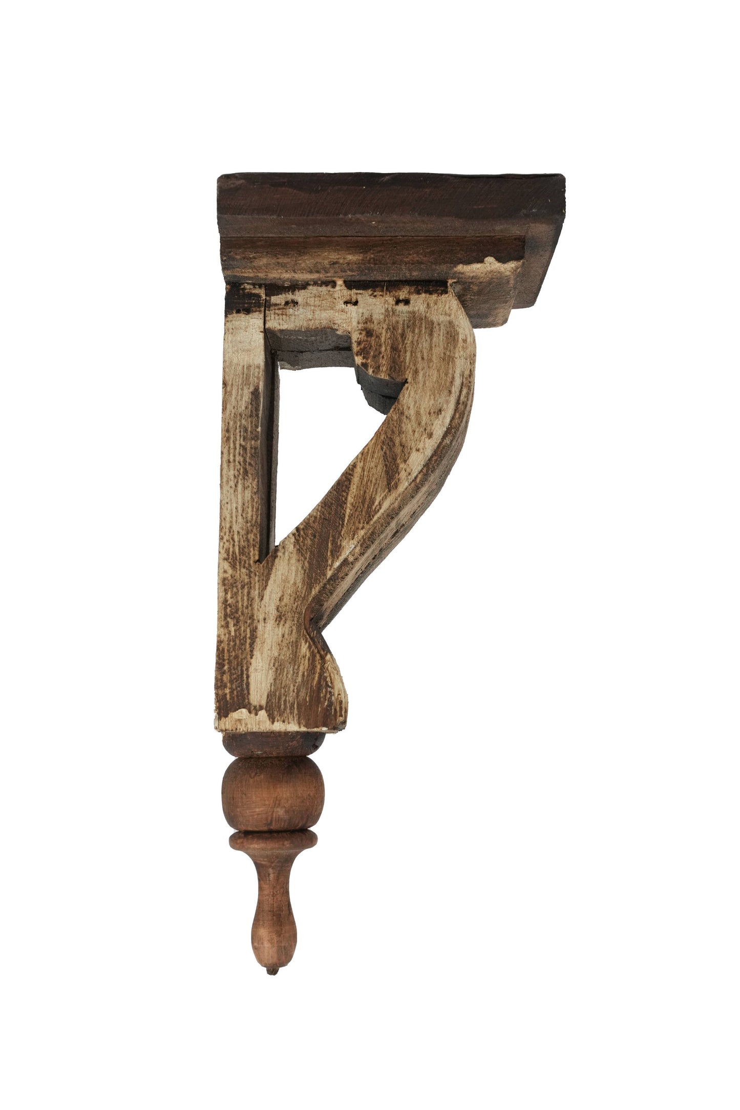 Joliet Farmhouse Rustic Corbel: Antiqued White