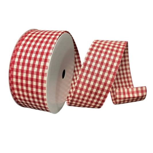 Wired Biggy Gingham Ribbon
