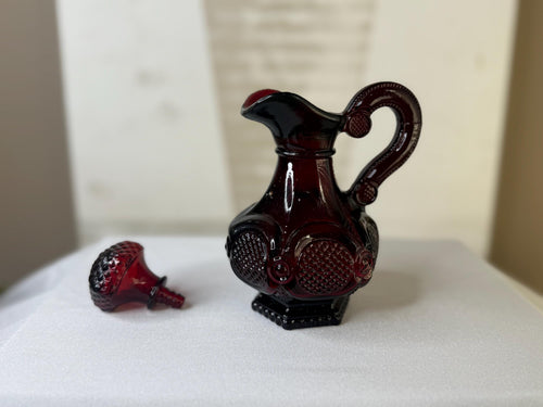 Avon Cape Cod 1876 Ruby Red Decanter
