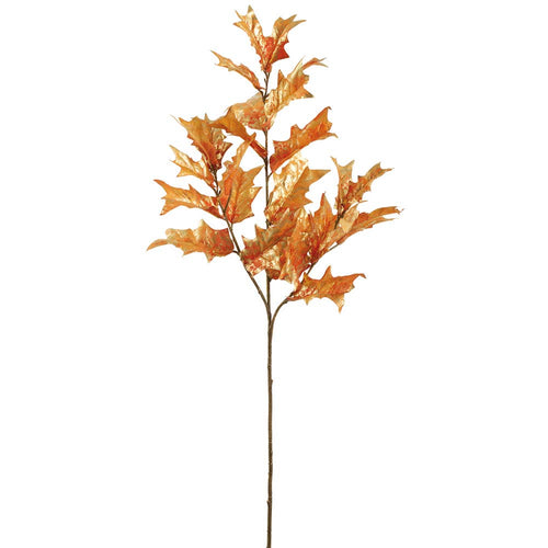 Metallic Oak Leaf Spray Copper | 34"
