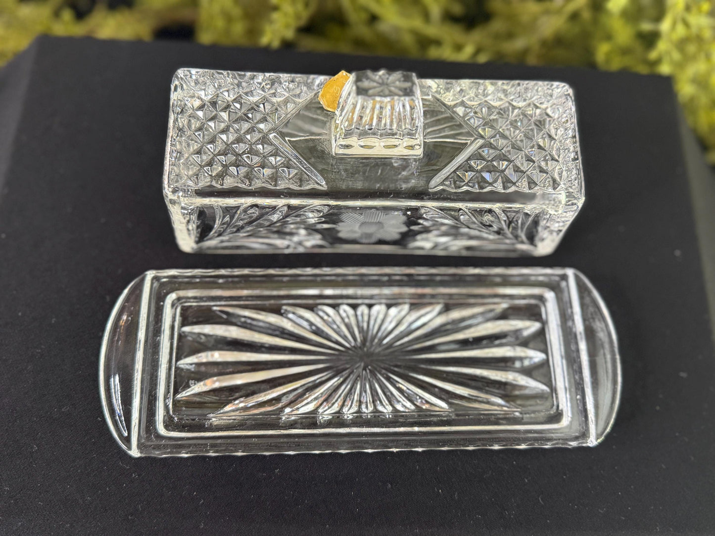 Bleikristall Crystal Butter Dish