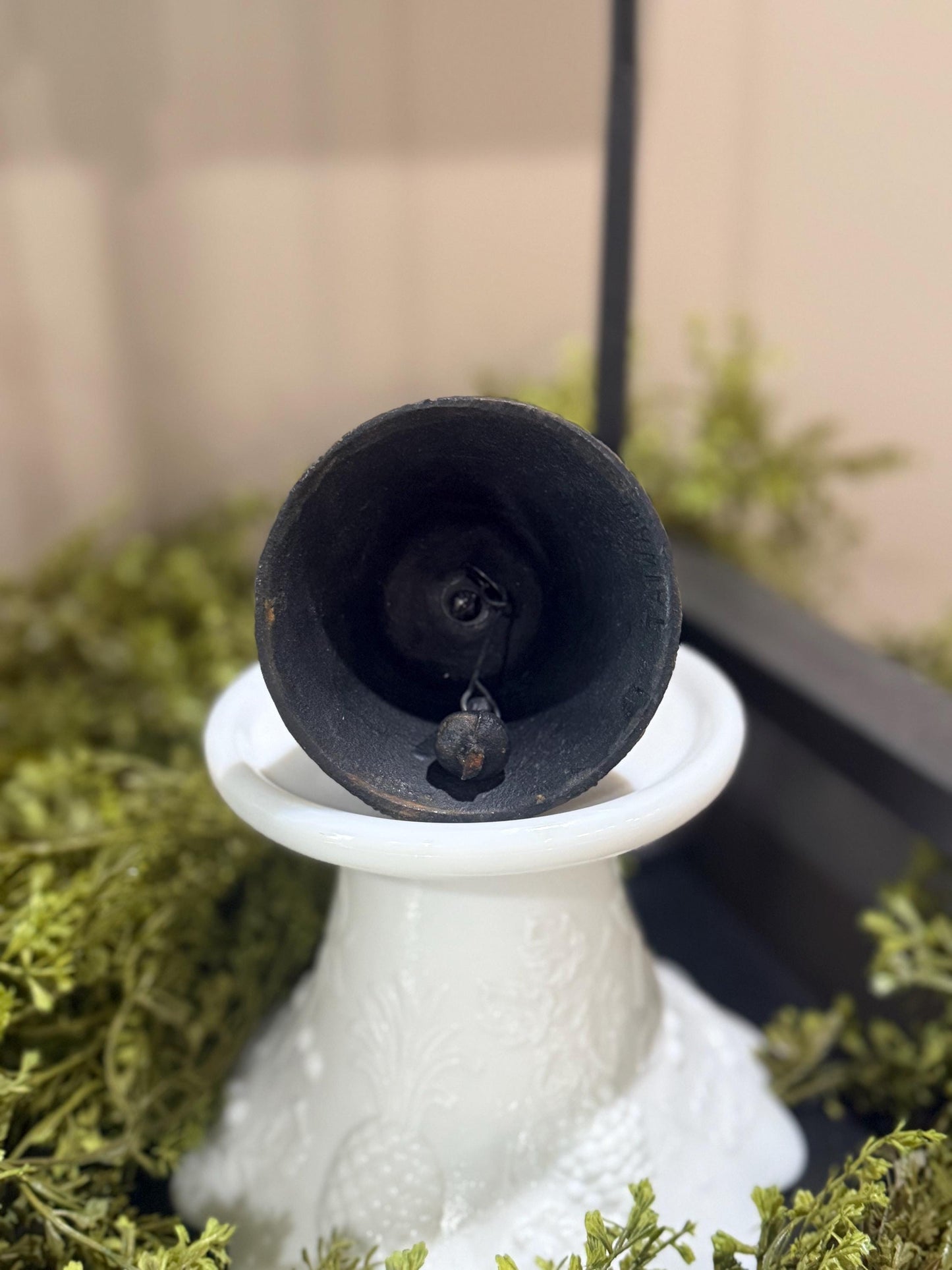 Vintage cast iron eagle bell