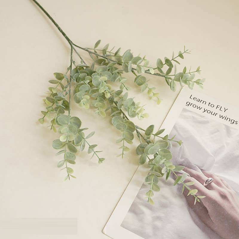 25"Artificial Spiral Eucalyptus Sprays
