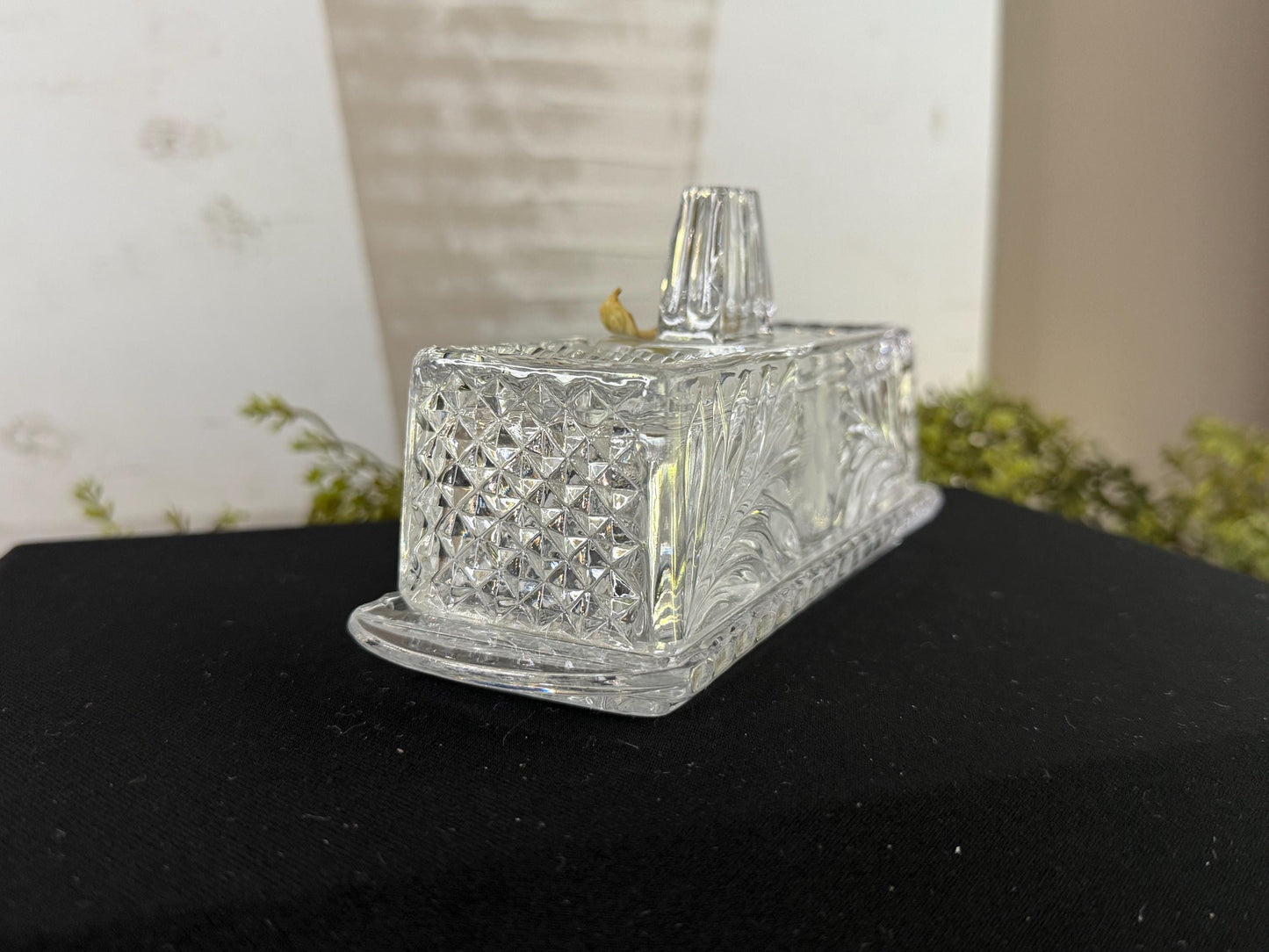 Bleikristall Crystal Butter Dish