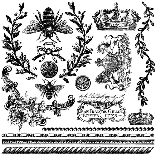 Queen Bee 12x12 Decor Stamp